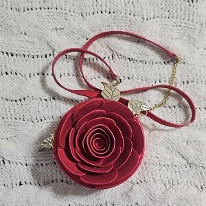 Danielle Nicole Beauty And The Beast Enchanted Rose Crossbody Bag